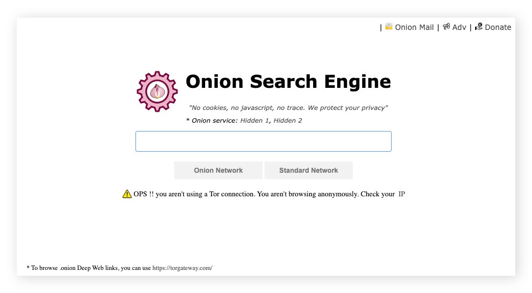 Onion Search Engine ist eine der besten Suchmaschinen für das Darknet.