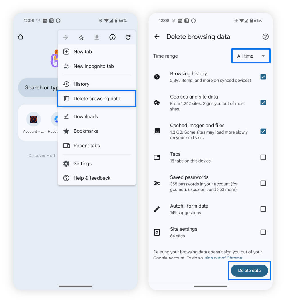 So löschen Sie den Browser-Cache, um Viren auf Android-Mobiltelefonen zu entfernen.