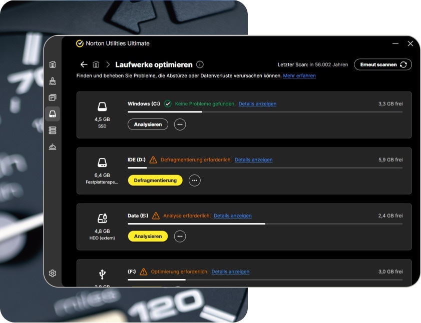Norton Utilities Ultimate ist ein Windows-Bereinigungstool, das PCs beschleunigen kann.