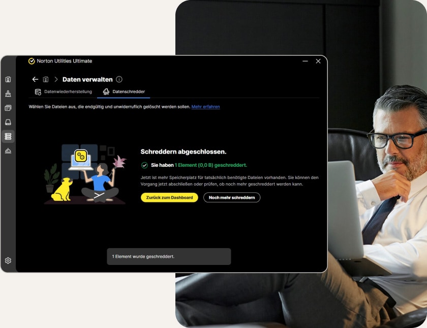 Dieses Windows-Bereinigungstool verfügt auch über einen Daten-Schredder.