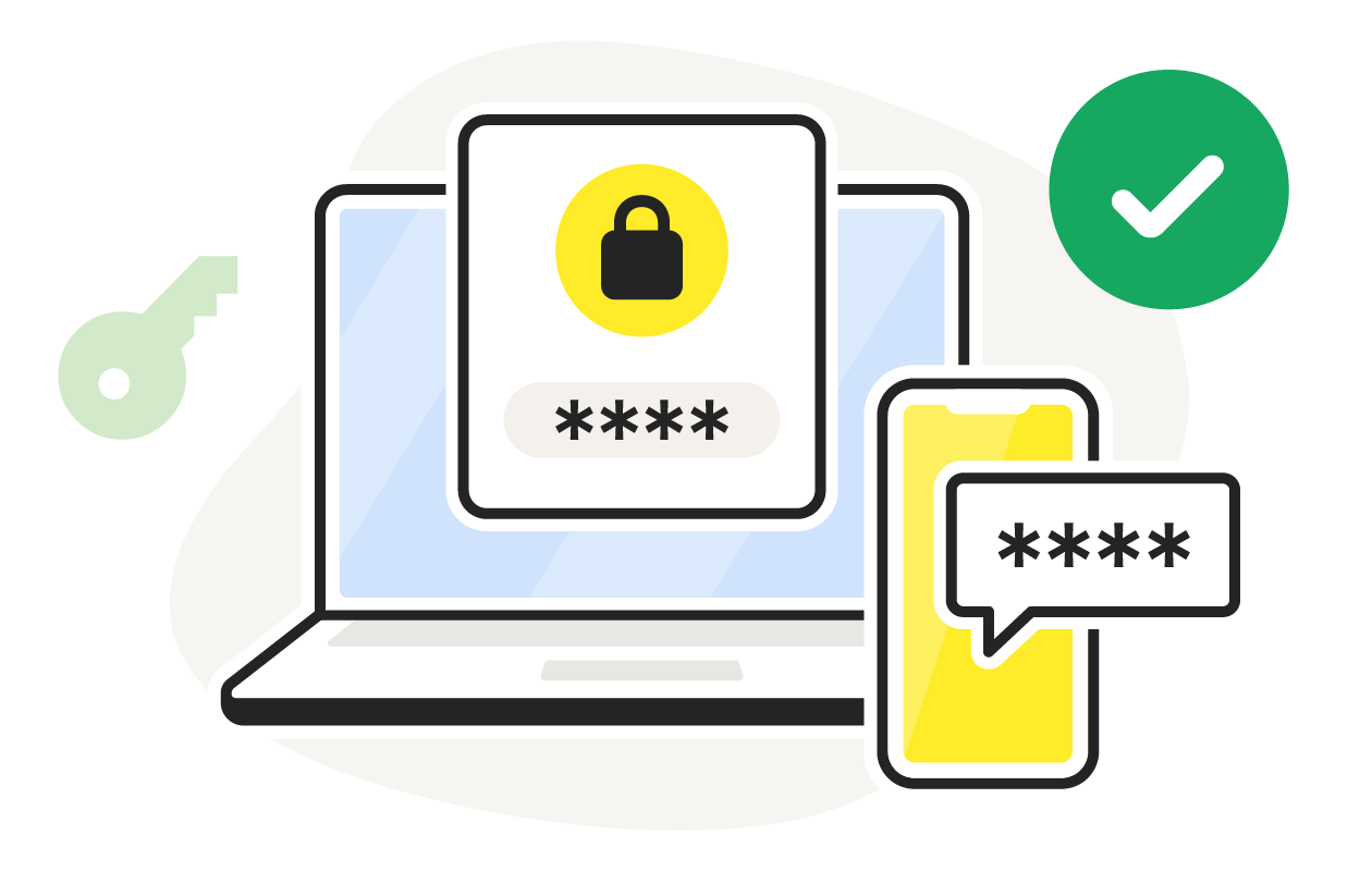 Bei der Zwei-Faktor-Authentifizierung müssen Sie zwei Formen von Authentifizierung angeben, um ein Konto zu verifizieren.