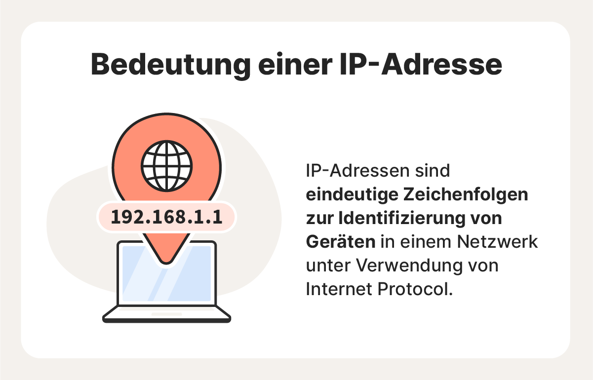 Die Definition der IP-Adresse.